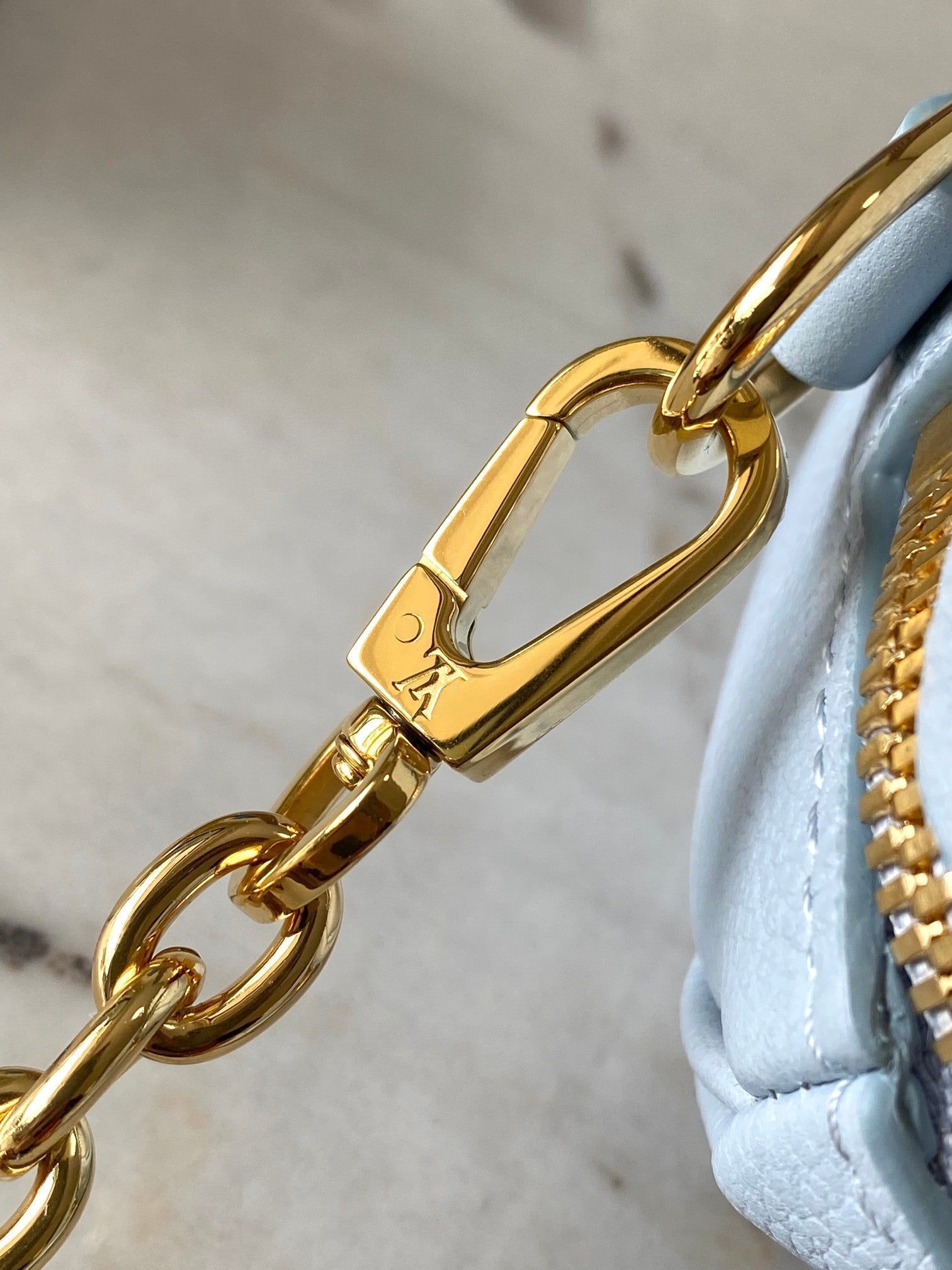 LOUIS VUITTON SPEEDY BANDOULIÈRE 20 IN BLUE HOUR MONOGRAM EMPREINTE LEATHER