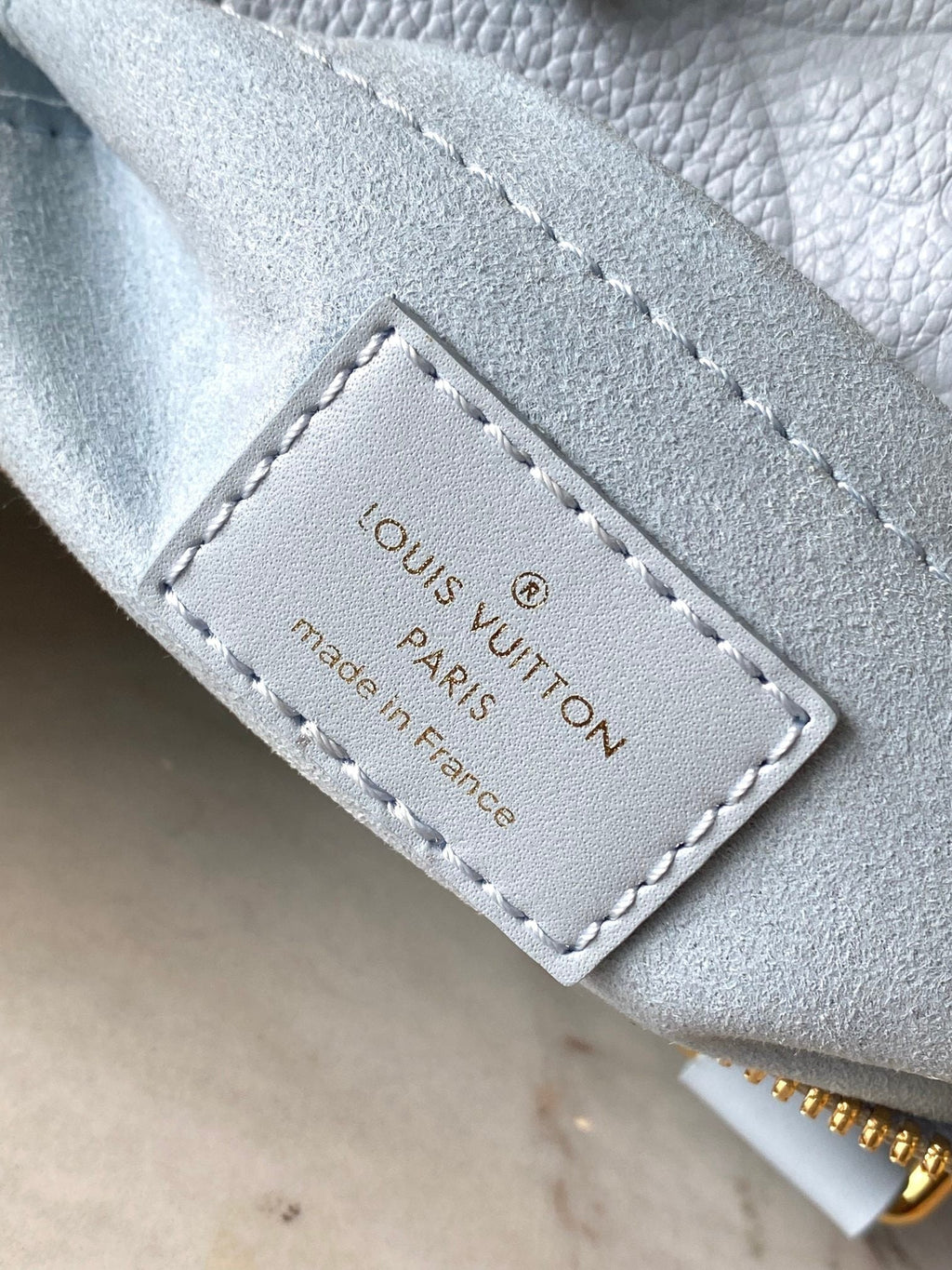 LOUIS VUITTON SPEEDY BANDOULIÈRE 20 IN BLUE HOUR MONOGRAM EMPREINTE LEATHER