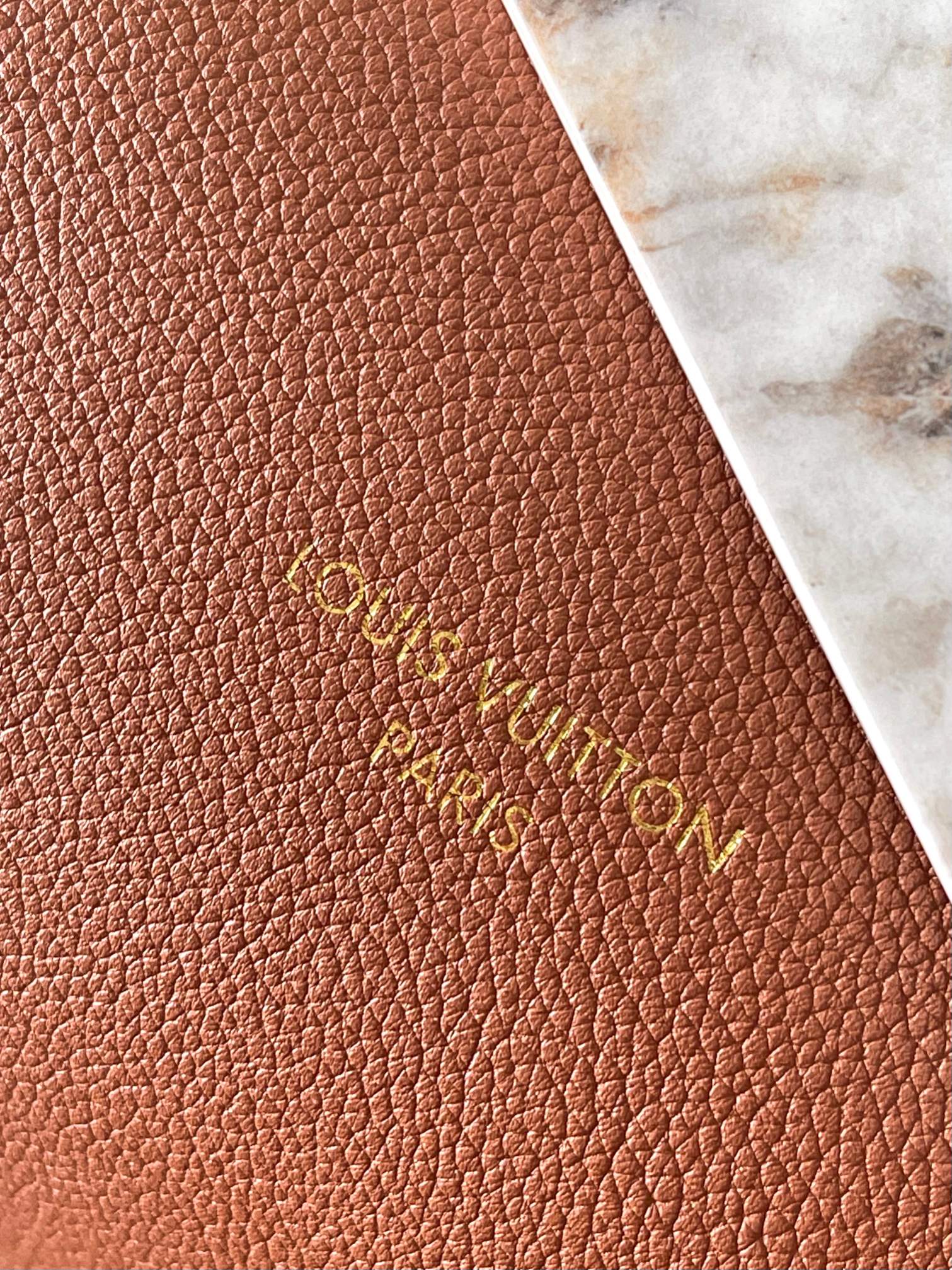 LOUIS VUITTON LOW KEY CABAS 47 IN SASSY SALMON GRAINED CALFSKIN GOLD BUCKLE