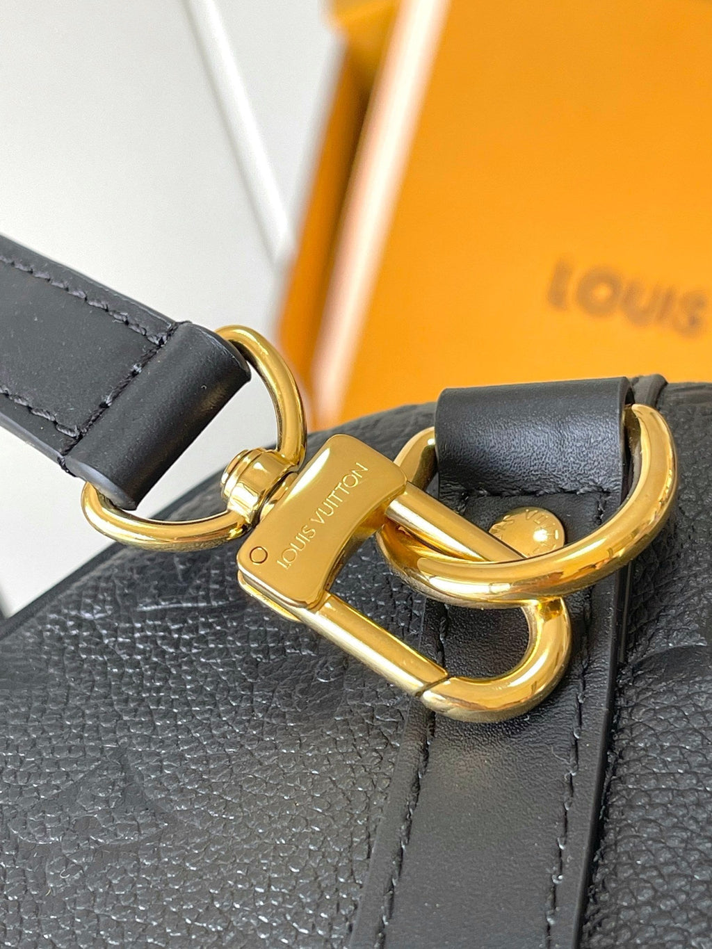 LOUIS VUITTON SPEEDY SOFT 30 IN BLACK MONOGRAM EMPREINTE LEATHER