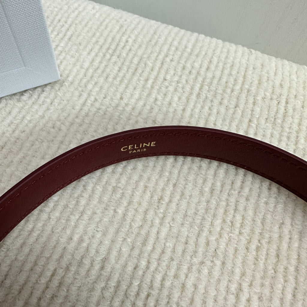 CELINE TEEN GARANCE BAG 18 IN WINE RED PATENT CALFSKIN