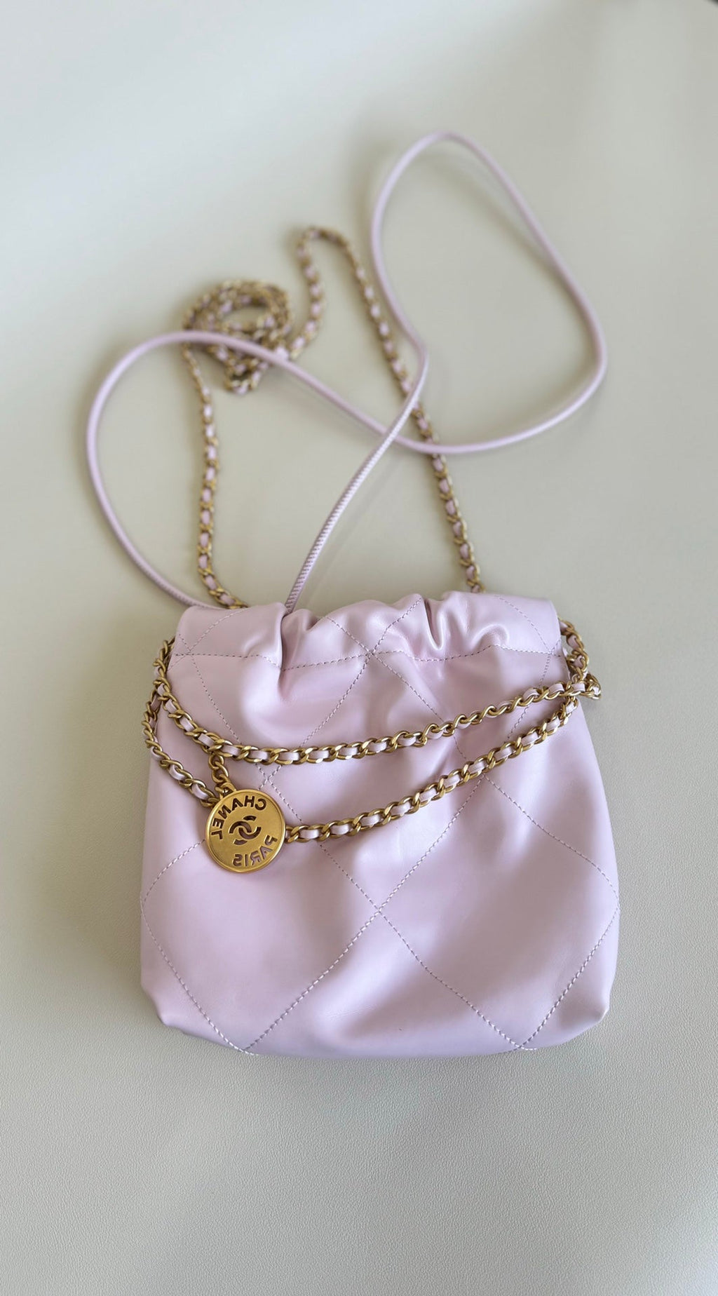 CHANEL HOBO MINI 20CM CANDY LAMBSKIN