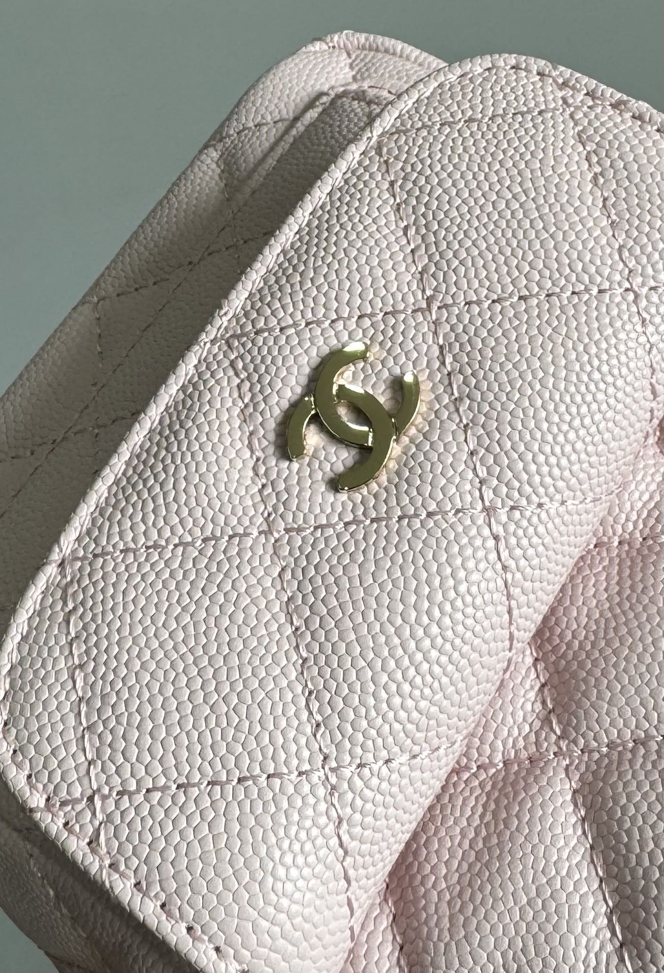 CHANEL MINI 18 BACKPACK PINK CAVIAR LIGHT GOLD HARDWARE