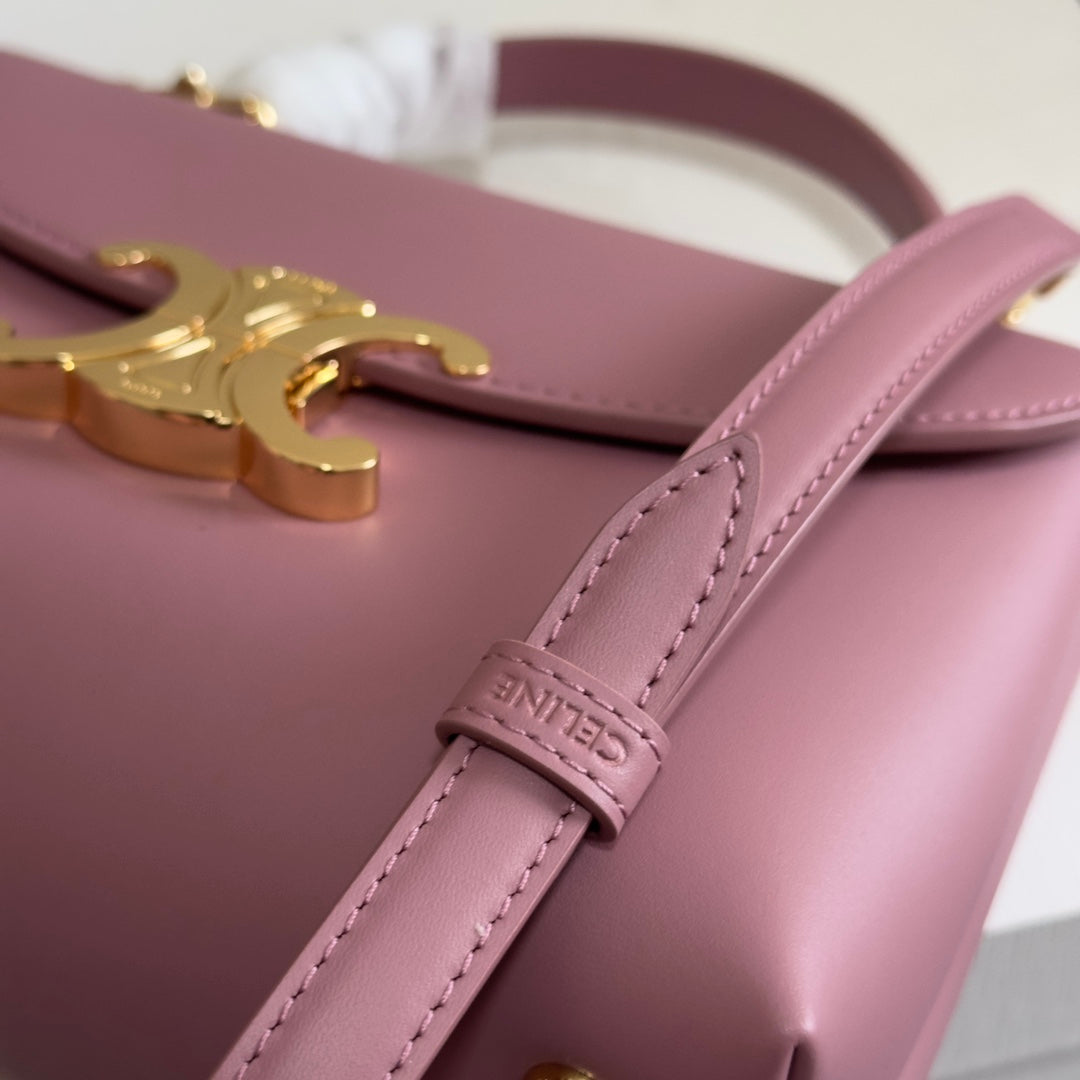 CELINE NINO BAG 20 IN OPIUM SOFT CALFSKIN GOLD HARDWARE