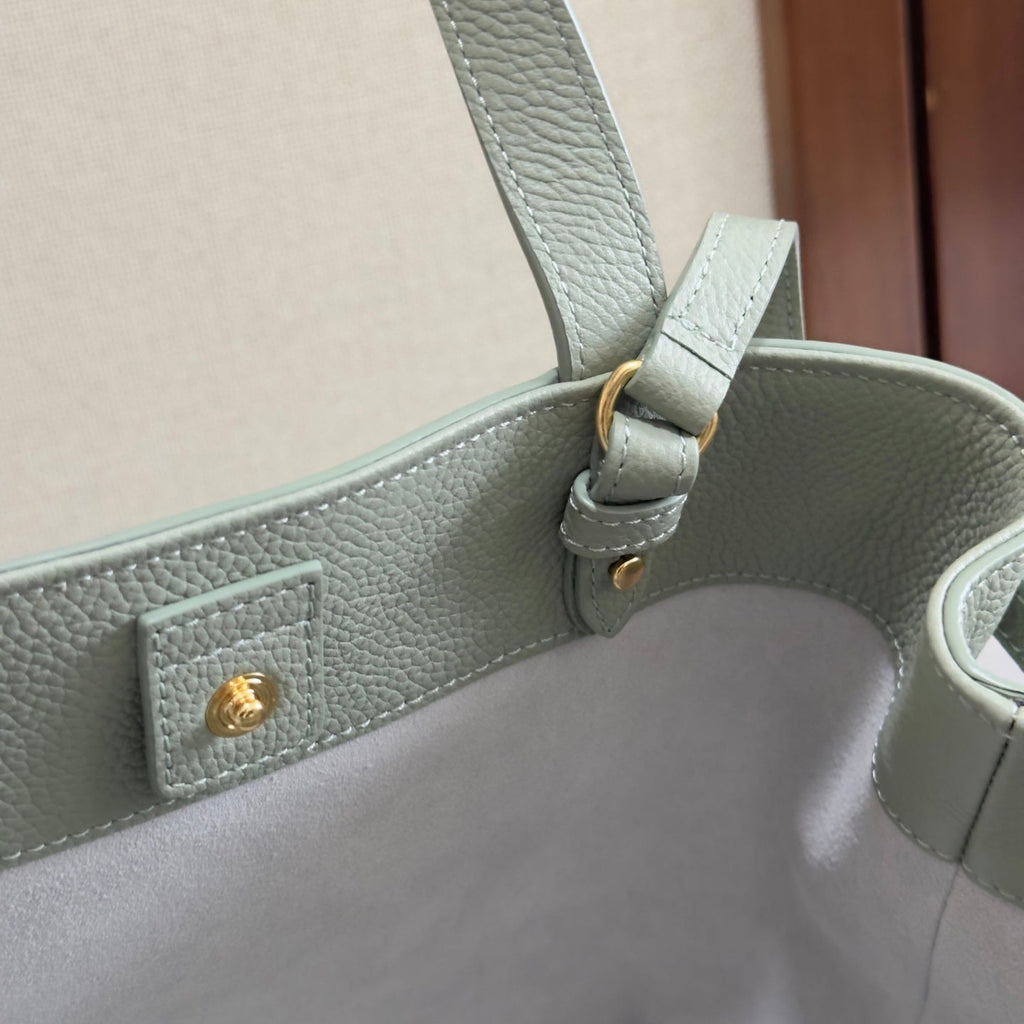 CELINE MINI CABAS ANAIS CUIR TRIOMPHE 20 IN LIGHT CLAY GRAINED CALFSKIN