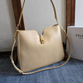 CELINE MEDIUM CAMILLE 16 SOFT BAG 36 LIGHT BEIGE IN SMOOTH CALFSKIN