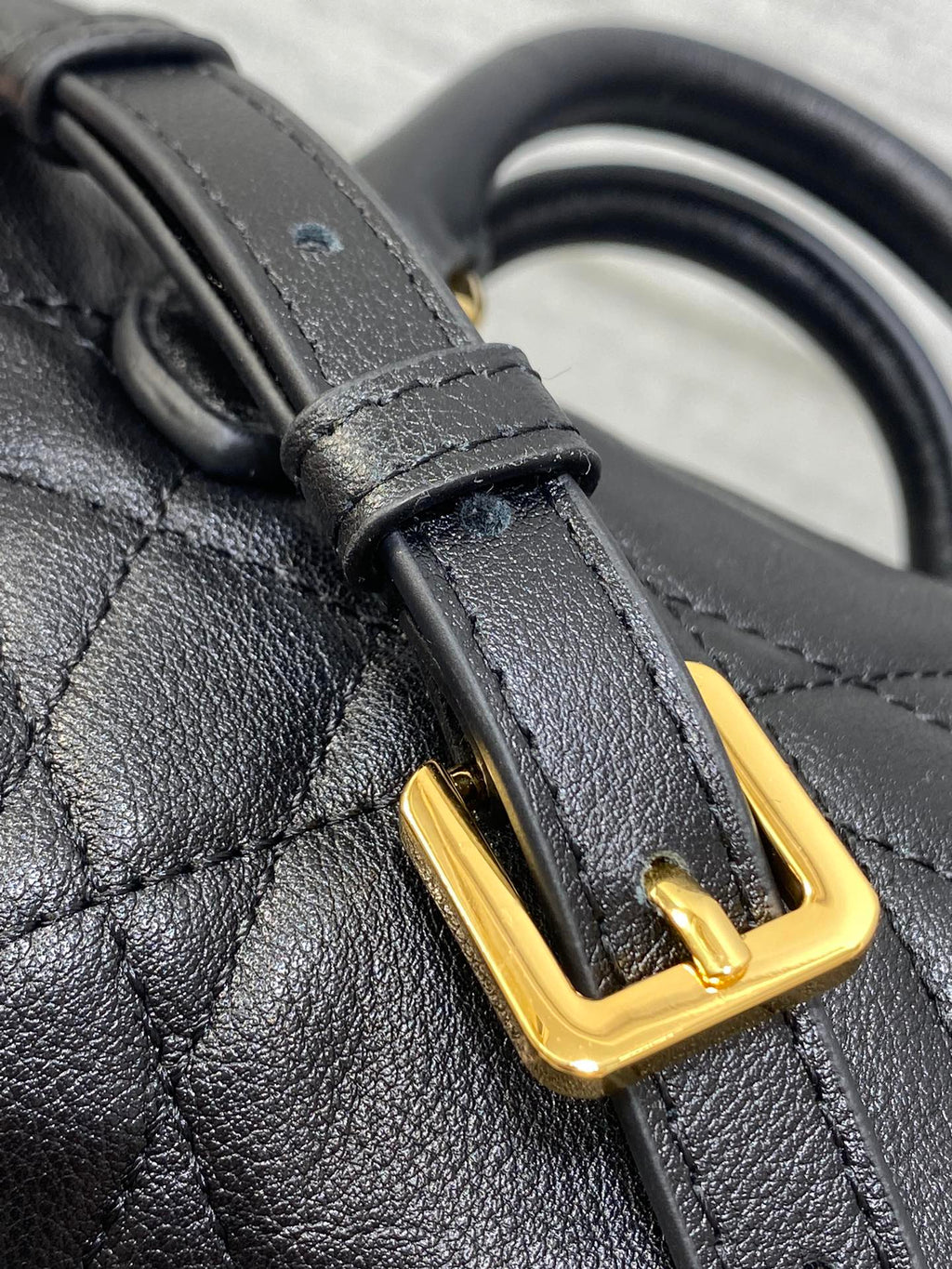 DIOR GROOVE MINI 17 BAG IN BLACK LAMBSKIN