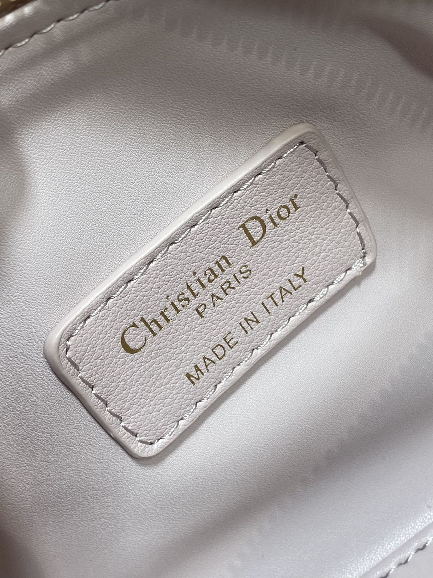 DIOR GROOVE MINI 17 BAG IN LIGHT PINK LAMBSKIN