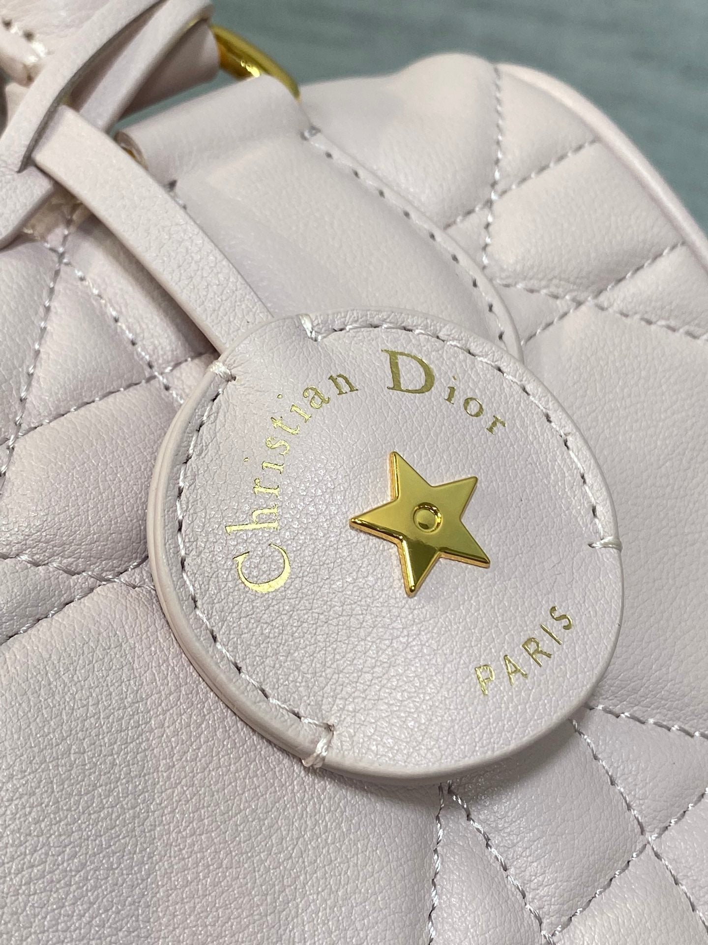DIOR GROOVE 20 BAG IN LIGHT PINK LAMBSKIN