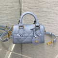 DIOR GROOVE MINI 17 BAG IN LIGHT BLUE LAMBSKIN