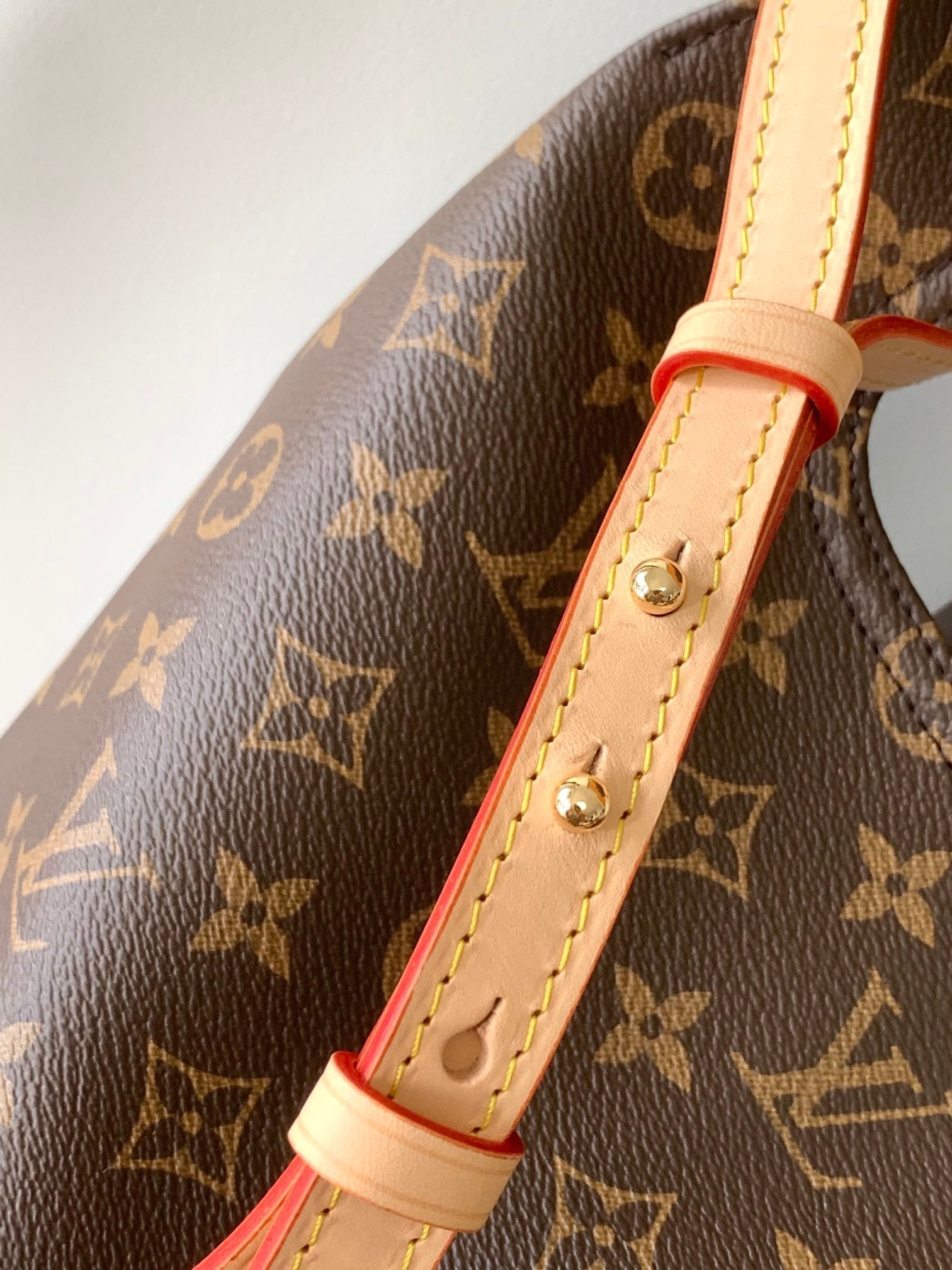 LOUIS VUITTON LV HOBO BAG 34 IN BROWN MONOGRAM CANVAS