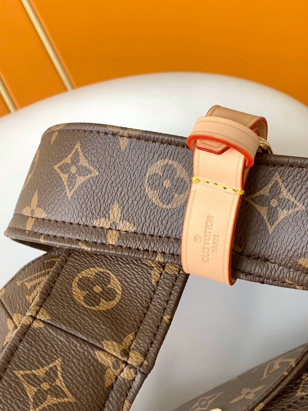 LOUIS VUITTON LV HOBO BAG 34 IN BROWN MONOGRAM CANVAS