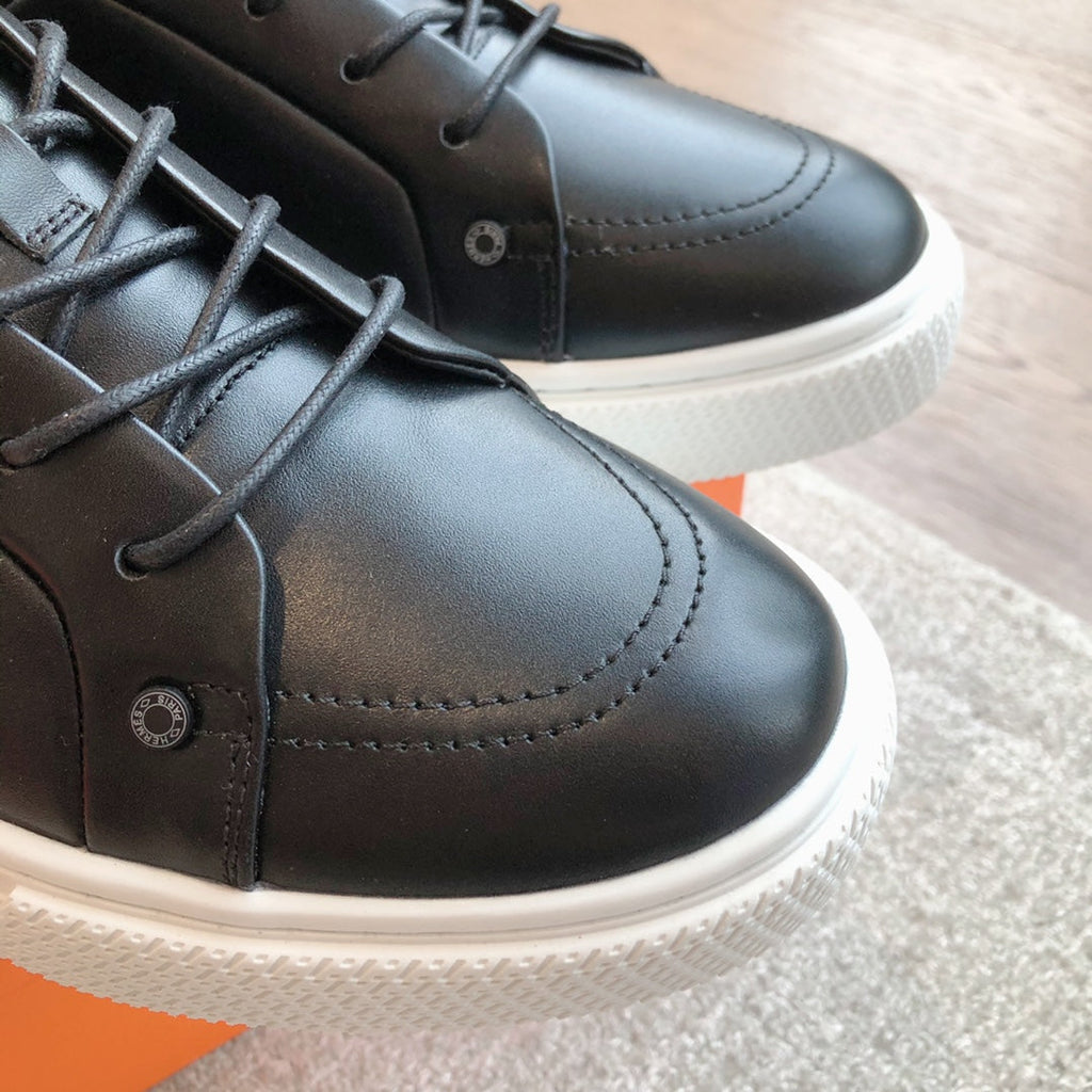HERMES IRWIN SNEAKER BLACK CALFSKIN