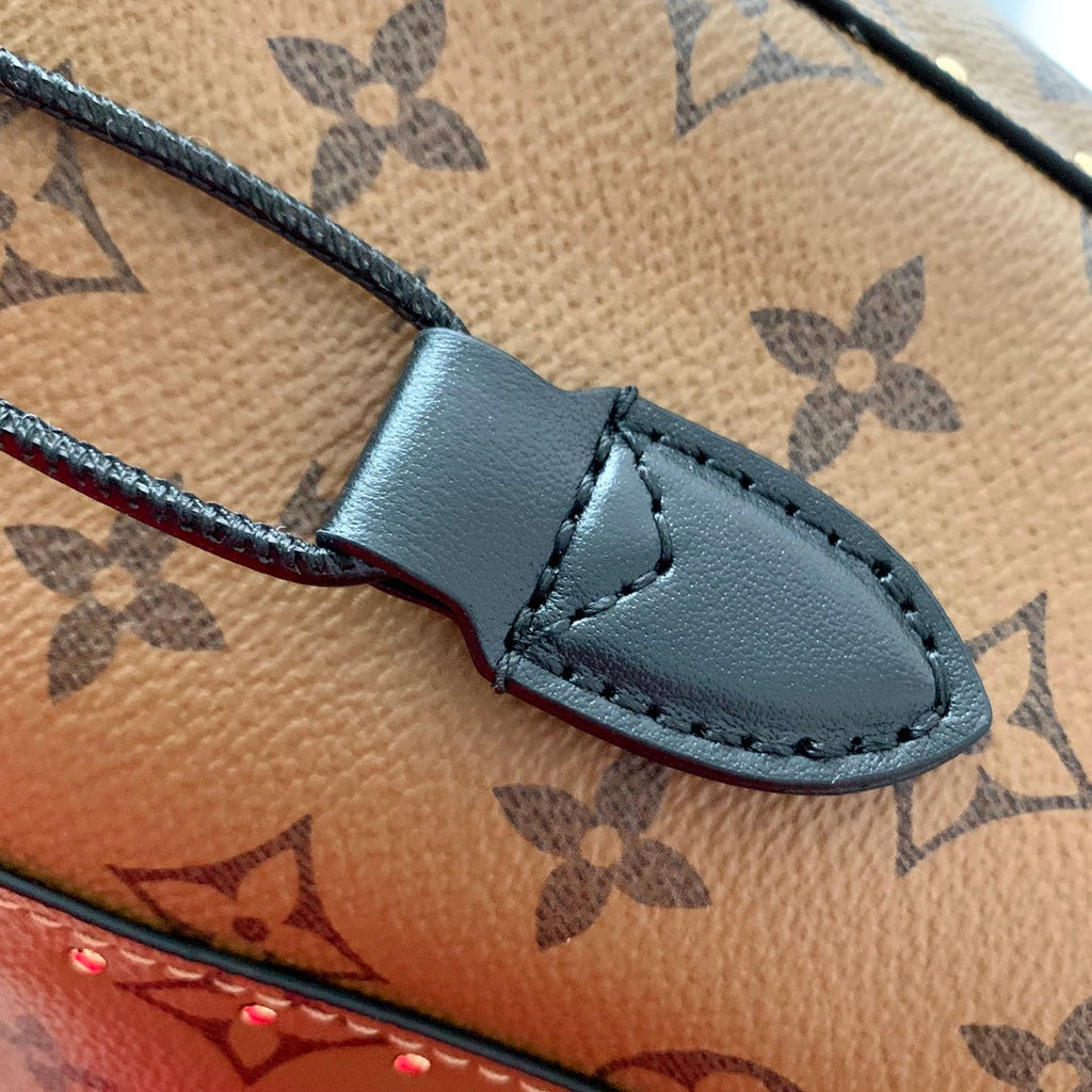 LOUIS VUITTON NOÉ TRUNK 23 IN BROWN MONOGRAM REVERSE CANVAS GOLD HARDWARE