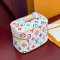 LOUIS VUITTON NICE NANO 14 IN MULTICOLOR MONOGRAM CANVAS GOLD ZIPPER