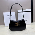 CELINE MINI 22 TILLY BAG IN BLACK SHINNY CALFSKIN