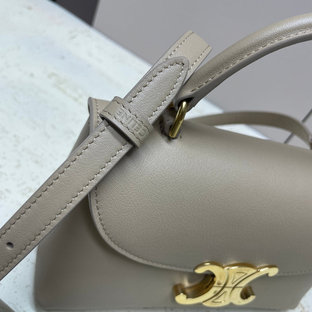 CELINE NINO TEEN 20 BAG IN OAT TAN SOLF CALFSKIN