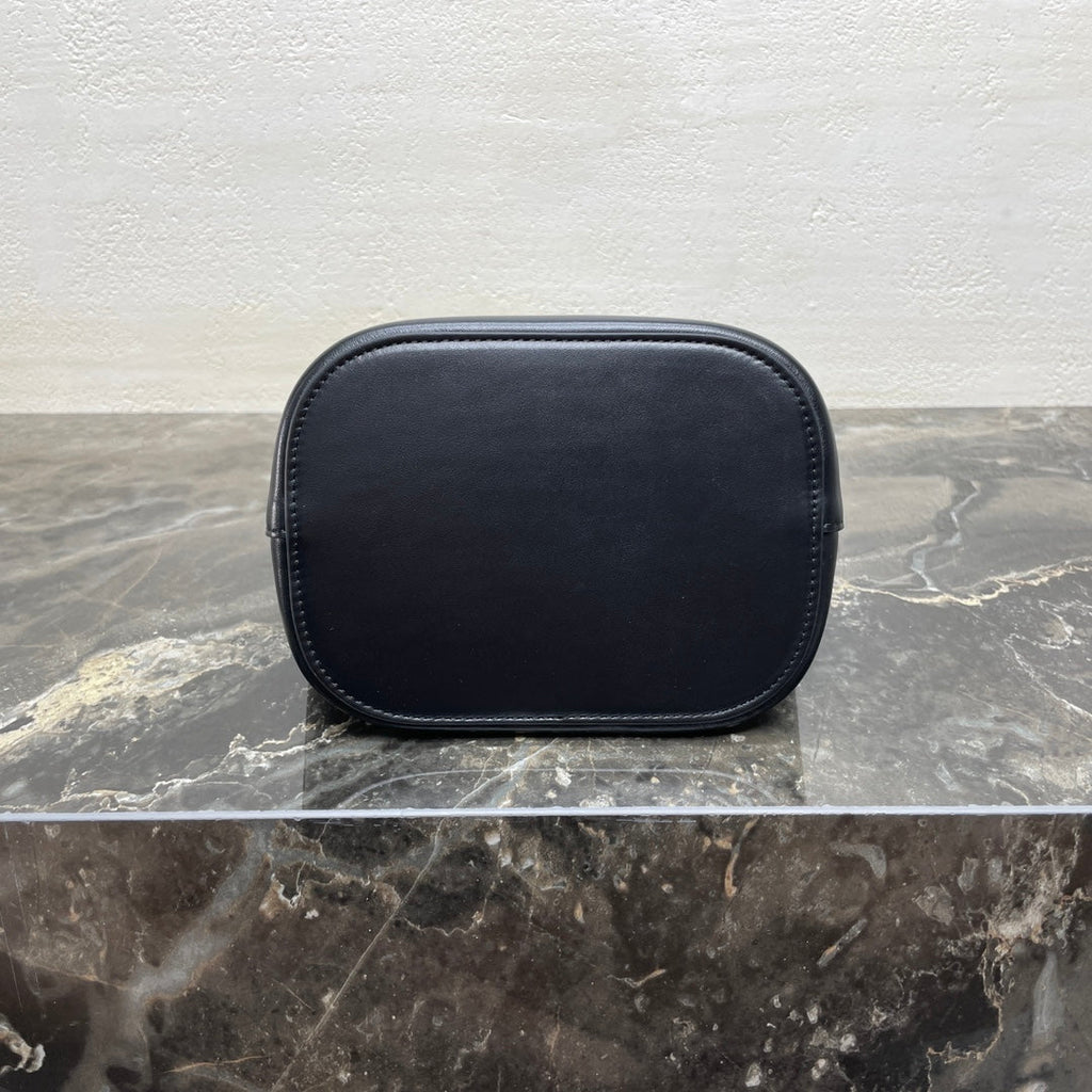 CELINE MINI 19 LOUISE BAG IN BLACK SMOOTH CALFSKIN
