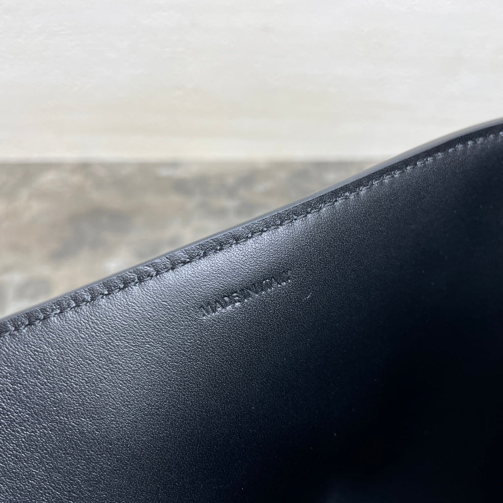 CELINE MINI 19 LOUISE BAG IN BLACK SMOOTH CALFSKIN
