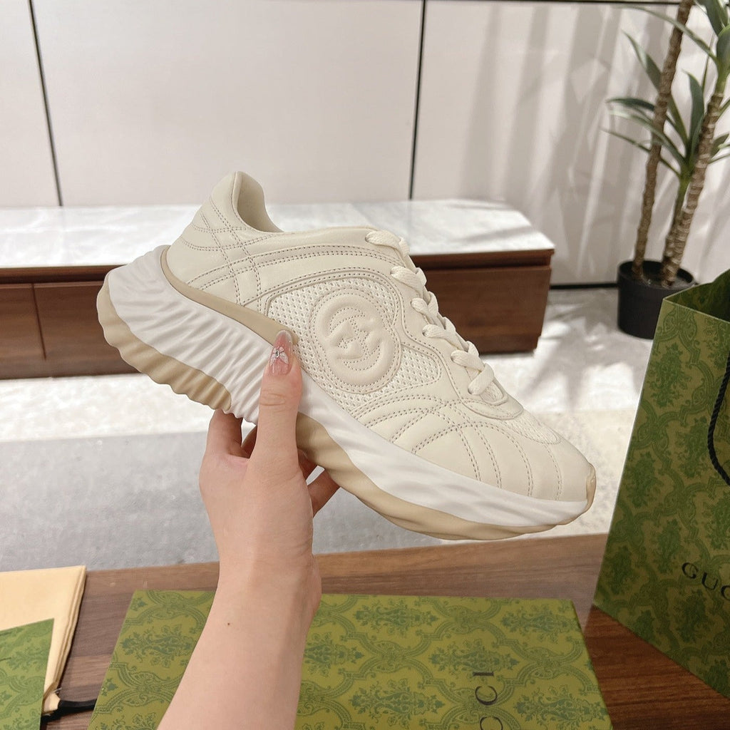 GUCCI RIPPLE SNEAKER  cream
