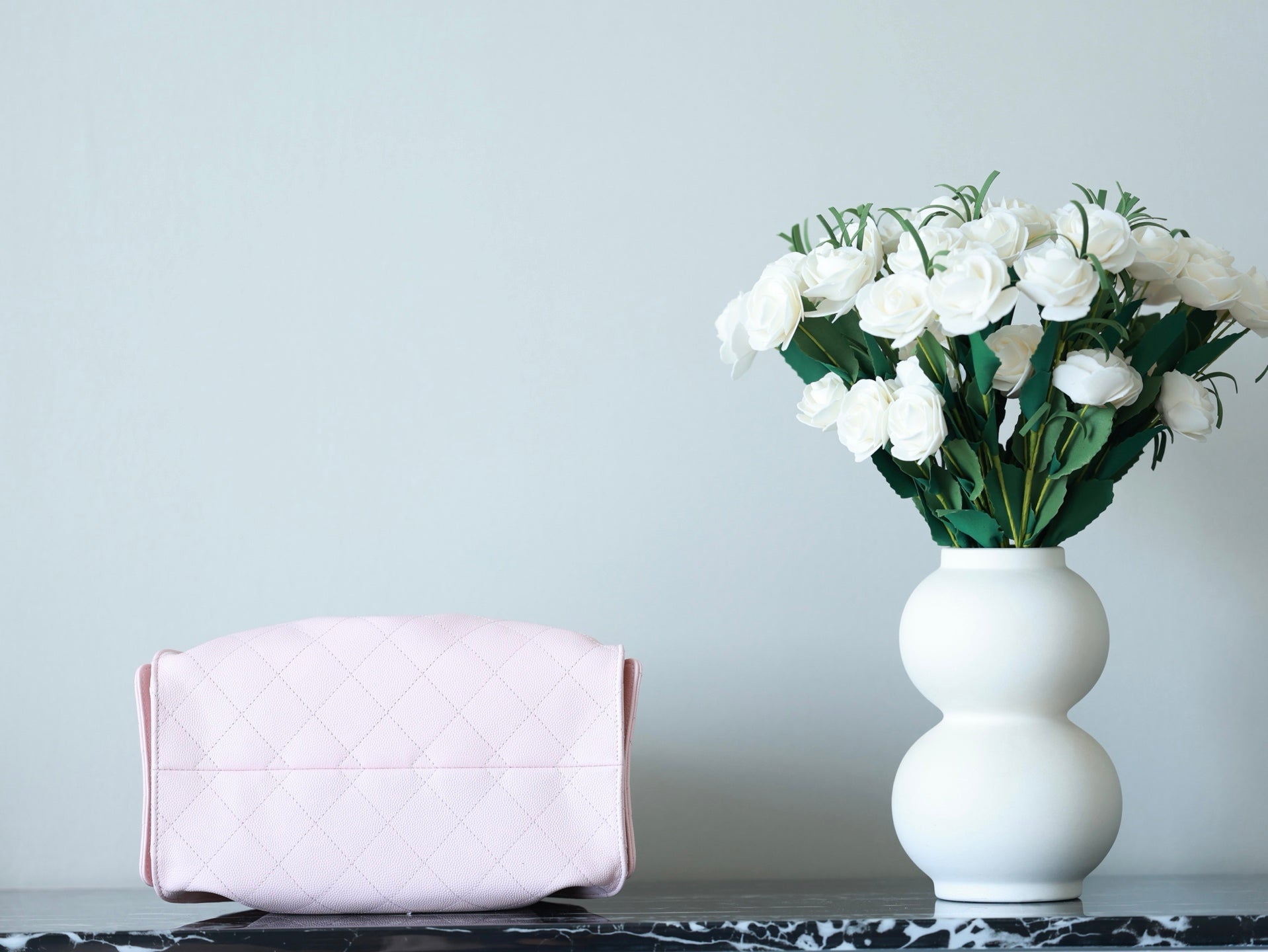 CHANEL 25S HOBO BAG 30 CM IN LIGHT PINK LAMBSKIN WITH GOLD HARDWARE