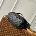 LOUIS VUITTON RUSH BUMBAG 30 IN BLACK MONOGRAM SHADOW CALFSKIN