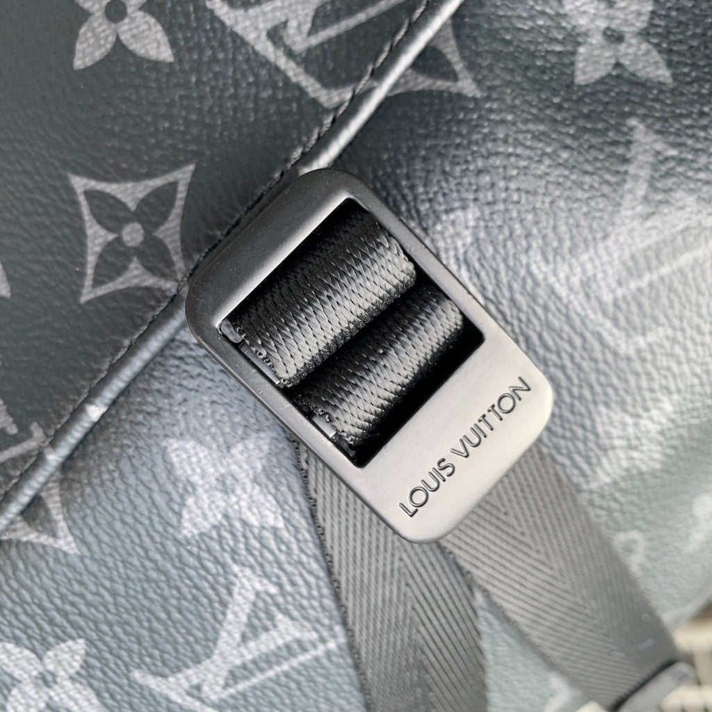 LOUIS VUITTON GETAWAY BACKPACK 50 IN BLACK MONOGRAM ECLIPSE CANVAS AND CALFSKIN