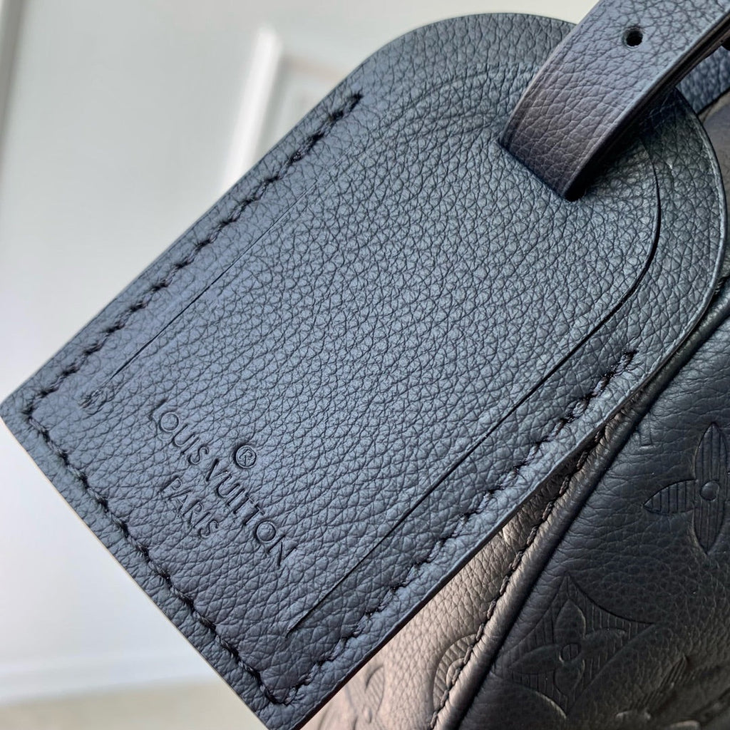 LOUIS VUITTON HAMAC BAG 28 IN BLACK MONOGRAM SHADOW