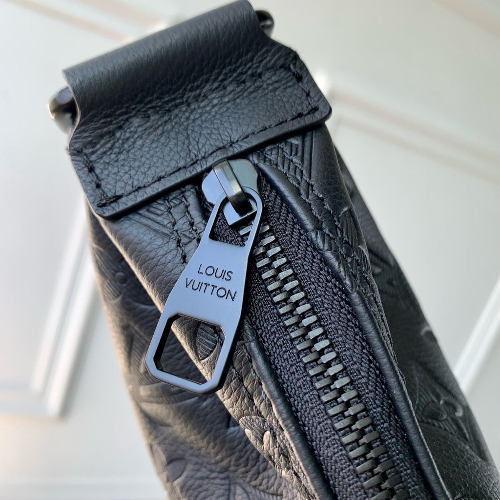 LOUIS VUITTON HAMAC BAG 28 IN BLACK MONOGRAM SHADOW