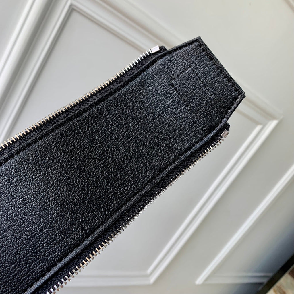 LOUIS VUITTON DOPP KIT 28 IN BLACK DAMIER GRAPHITE CANVAS