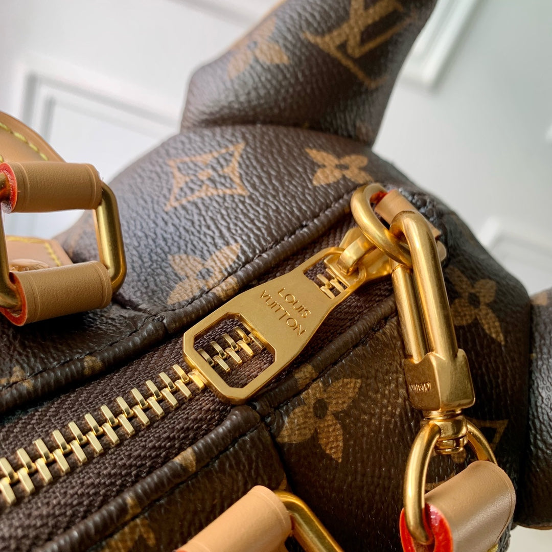 LOUIS VUITTON POOCH BAG 28 IN BROWN MONOGRAM CANVAS