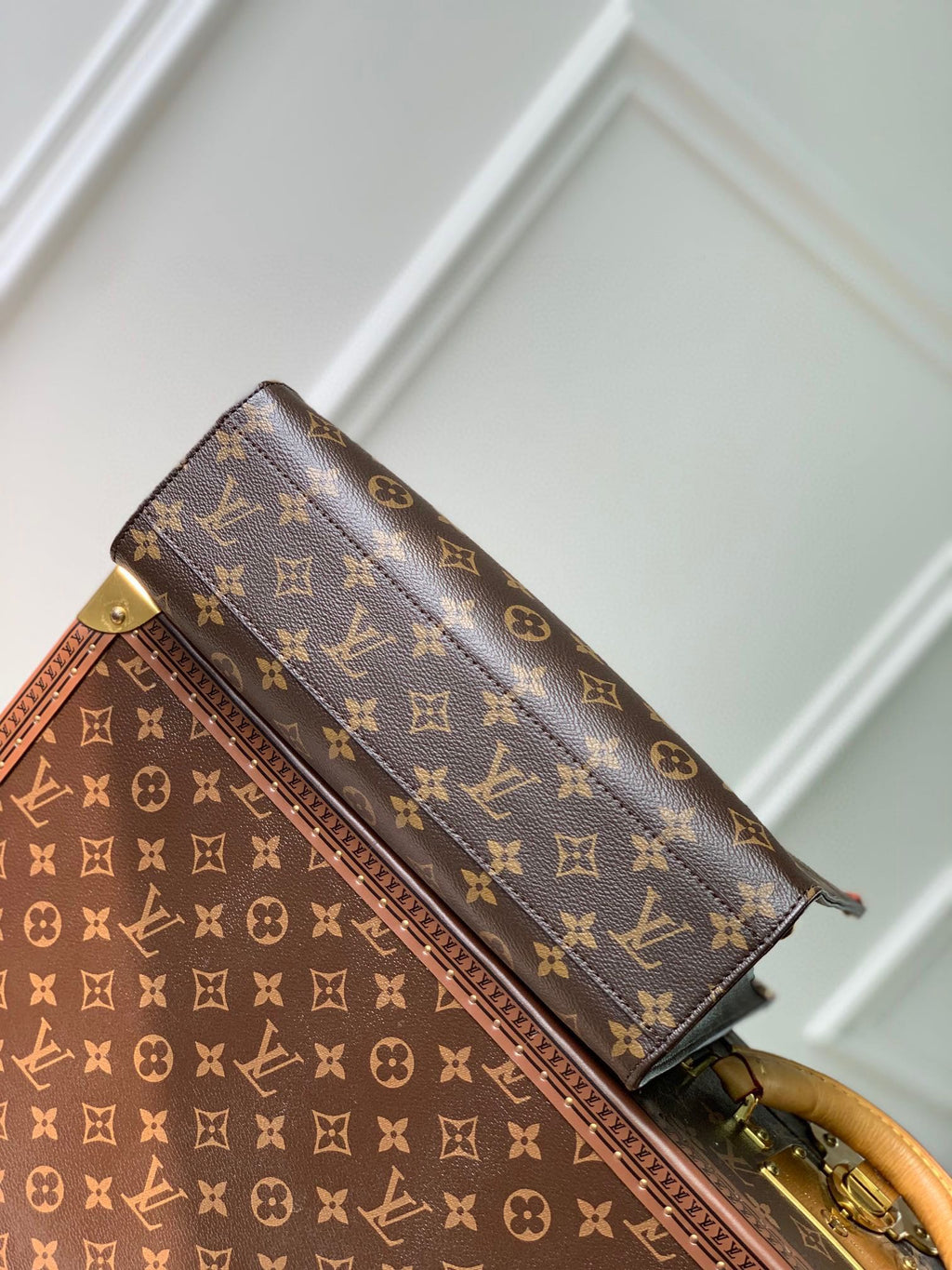 LOUIS VUITTON SAC PLAT 30CM MONOGRAM CANVAS