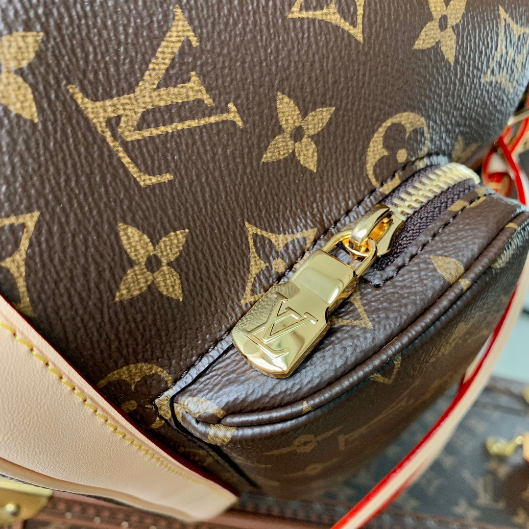 LOUIS VUITTON MONTSOURIS BACKPACK PM 30 IN BROWN MONOGRAM CANVAS