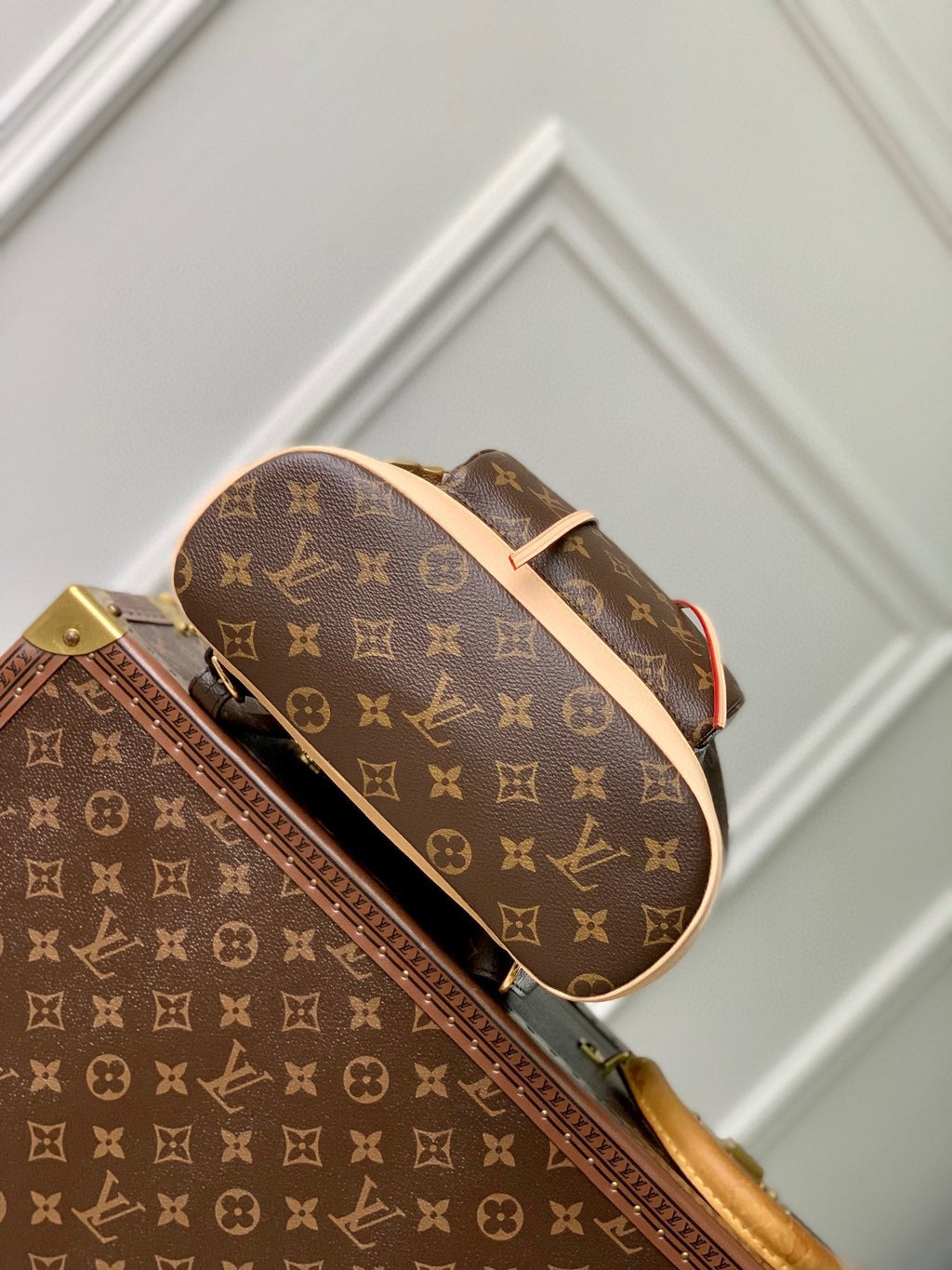 LOUIS VUITTON MONTSOURIS BACKPACK PM 30 IN BROWN MONOGRAM CANVAS