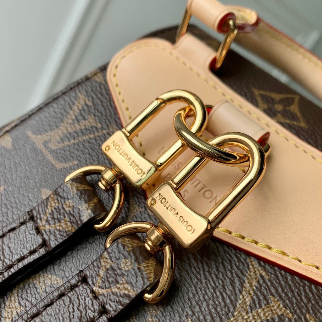 LOUIS VUITTON MONTSOURIS MINI BACKPACK 25 IN BROWN MONOGRAM CANVAS