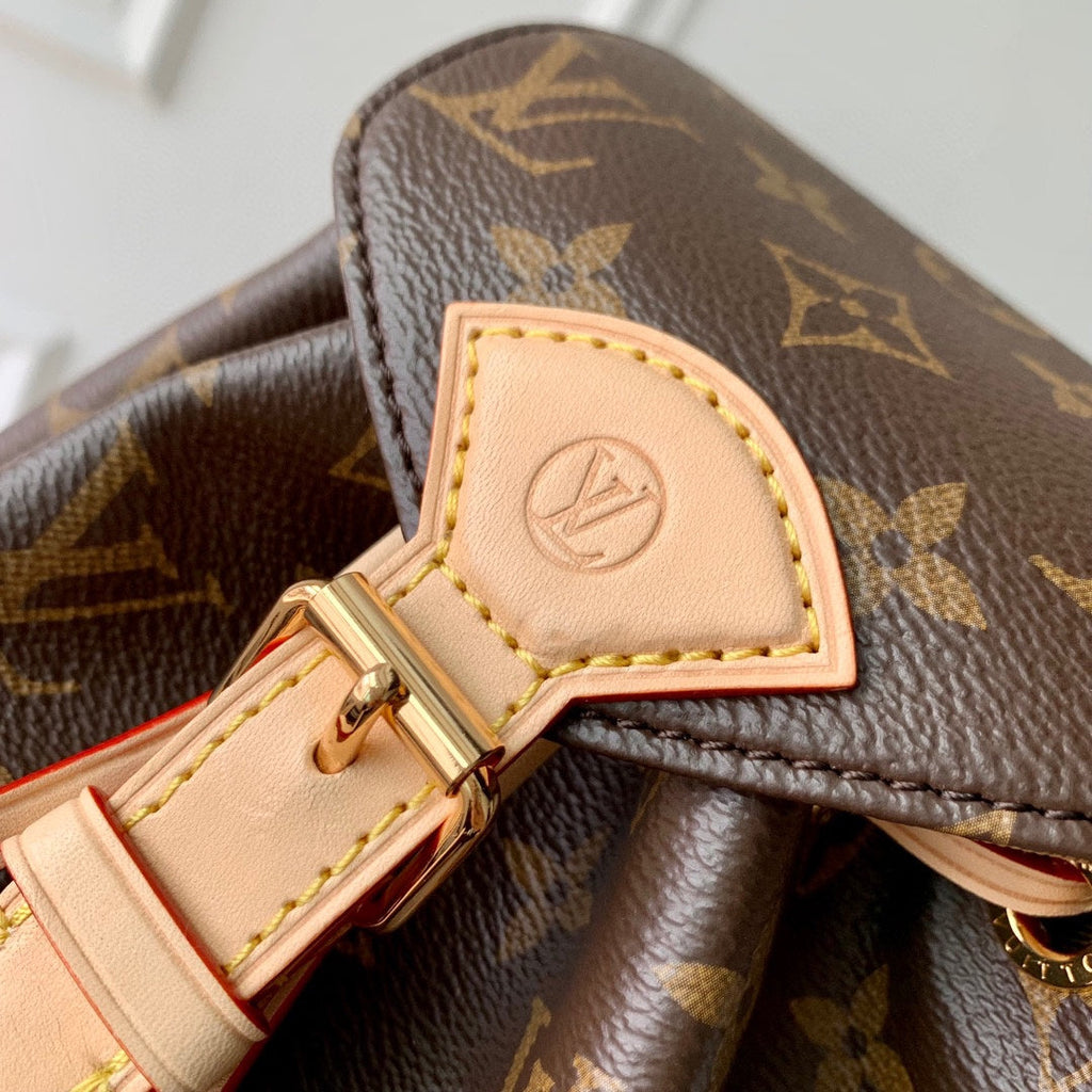 LOUIS VUITTON MONTSOURIS MINI BACKPACK 25 IN BROWN MONOGRAM CANVAS