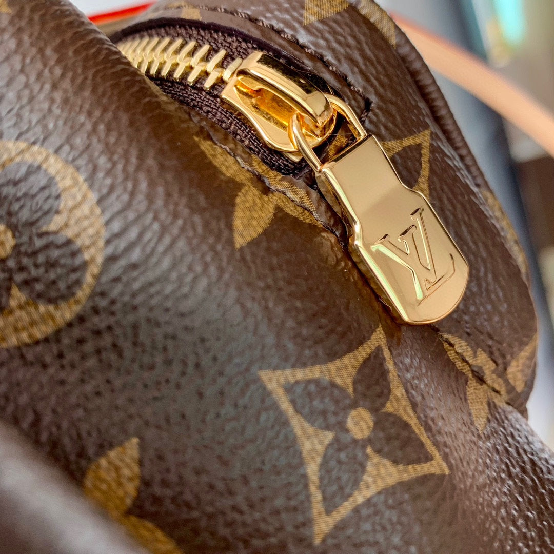 LOUIS VUITTON MONTSOURIS MINI BACKPACK 25 IN BROWN MONOGRAM CANVAS