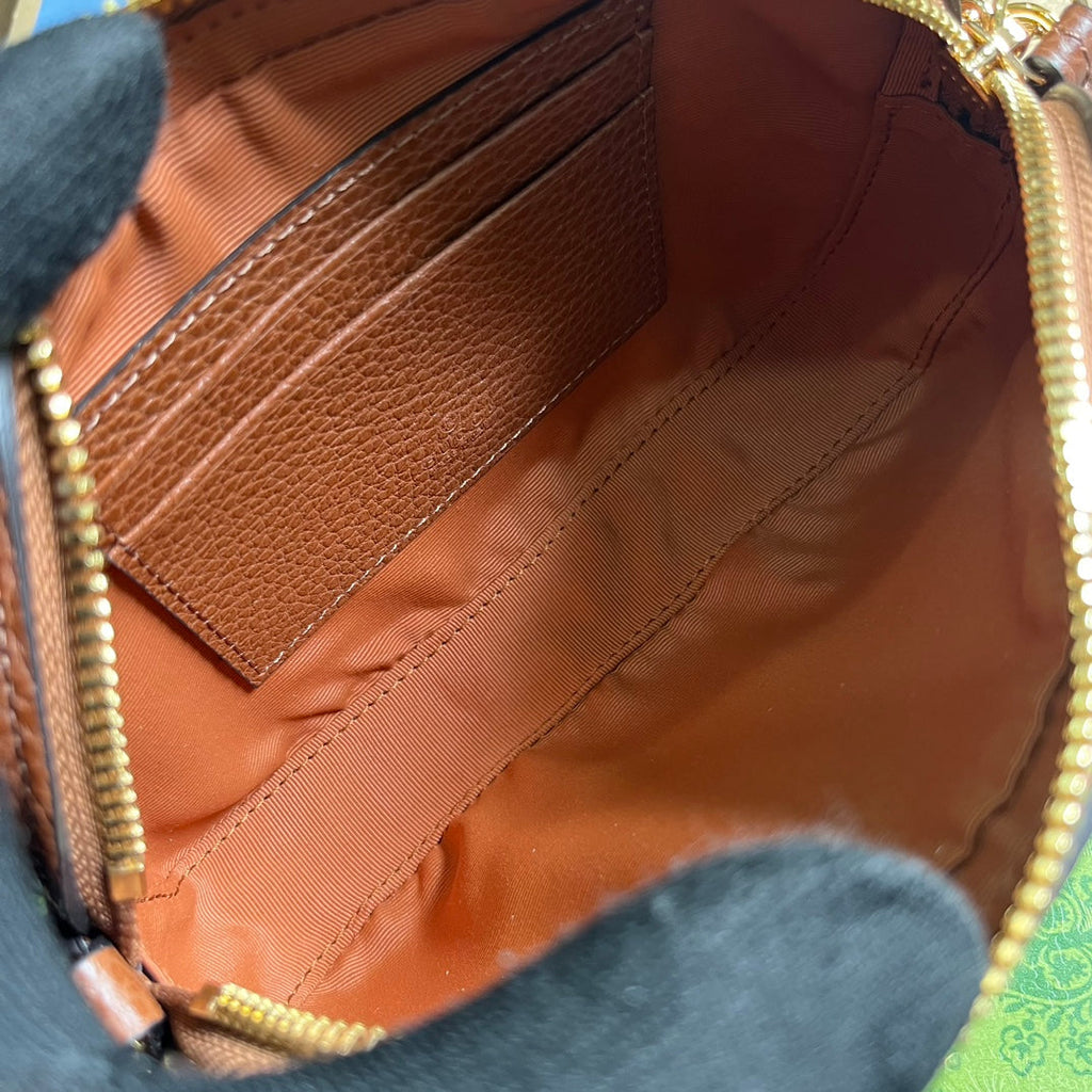 GUCCI MARMONT MINI 18 BAG IN CINNAMON BROWN CALFSKIN