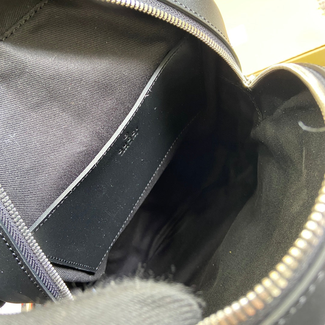 GUCCI CROSS-BODY BAG 29 BLACK CANVAS