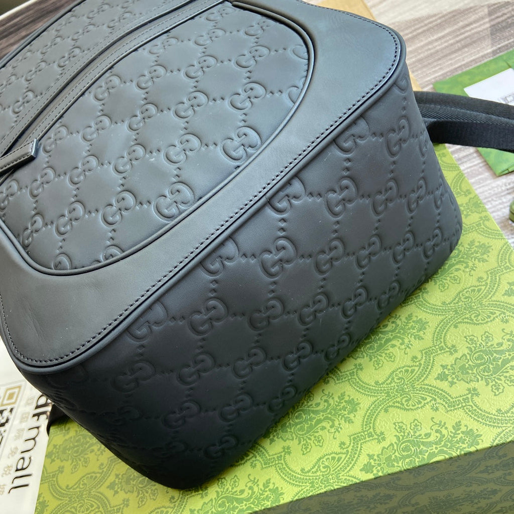 GUCCI BACKPACK 34 IN BLACK CALFSKIN