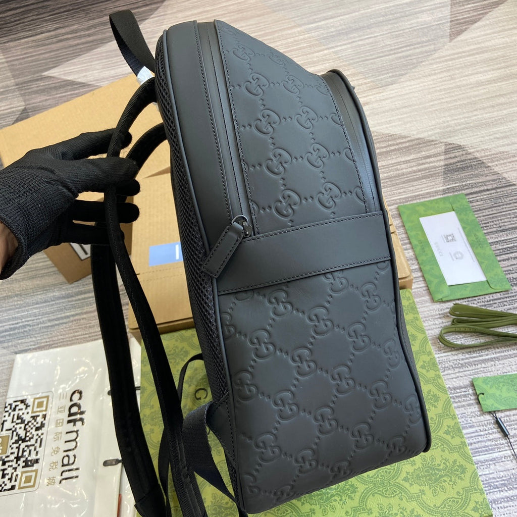 GUCCI BACKPACK 34 IN BLACK CALFSKIN