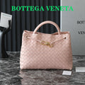 BOTTEGA VENETA MEDIUM ANDIAMO 32 IN LIGHT PINK LAMBSKIN