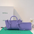 BOTTEGA VENETA Mini Cabat 20cm Purple Lambskin Ghw