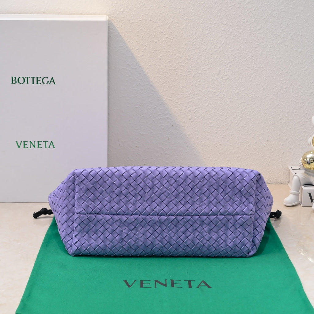 BOTTEGA VENETA Large Cabat 45cm Purple Lambskin Ghw