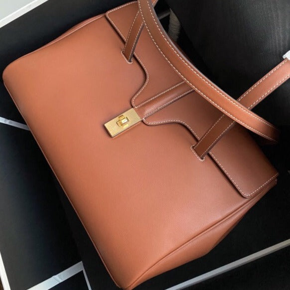 CELINE SOFT BAG 38 SMOOTH CALFSKIN TAN