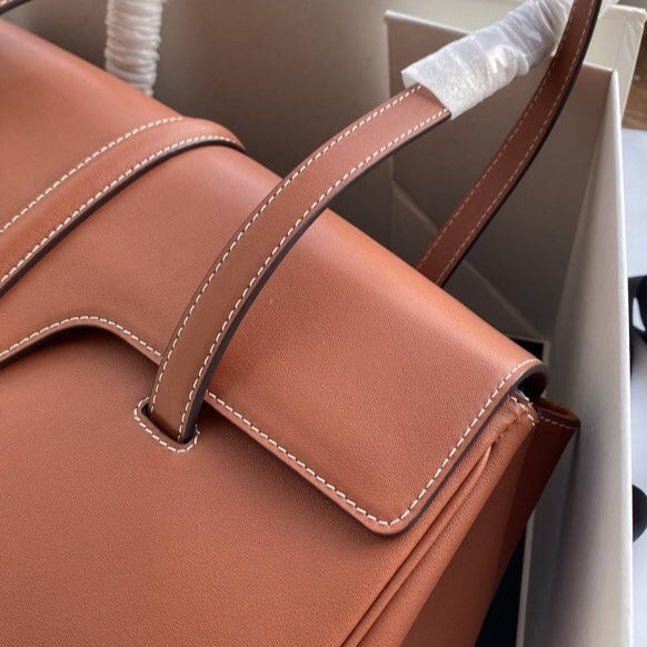 CELINE SOFT BAG 32 SMOOTH CALFSKIN TAN