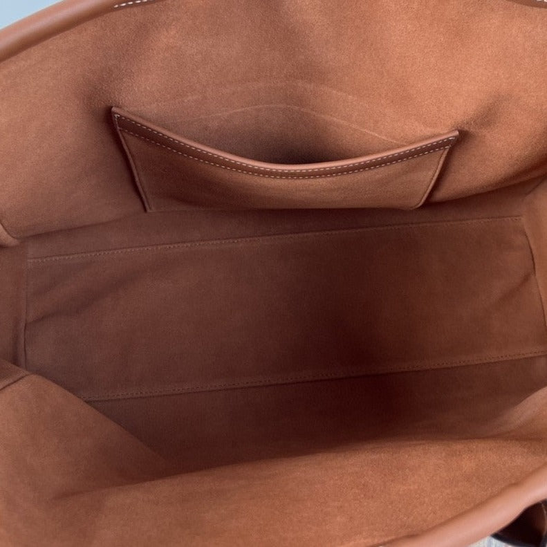 CELINE CUIR TRIOMPHE 44  TAN CALFSKIN