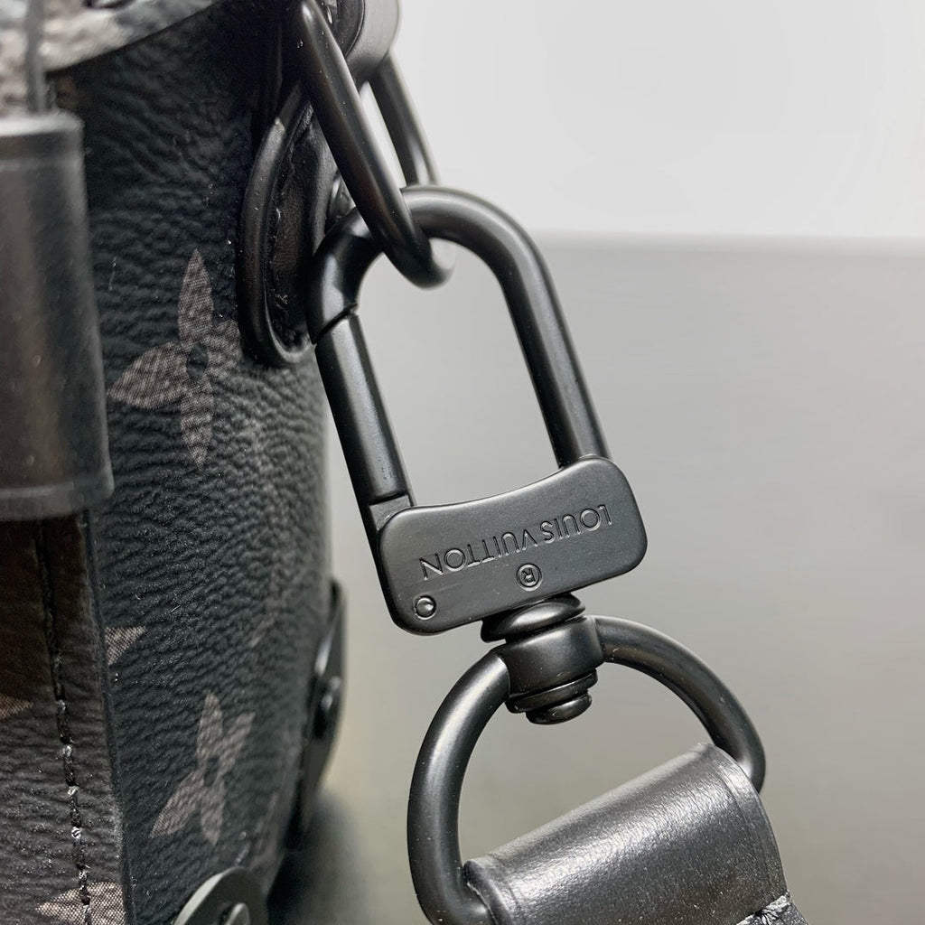 LOUIS VUITTON SOUL TRUNK 19 IN BLACK MONOGRAM ECLIPSE CANVAS