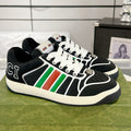 GUCCI SNEAKER IN BLACK MIX COLORFUL CALFSKIN