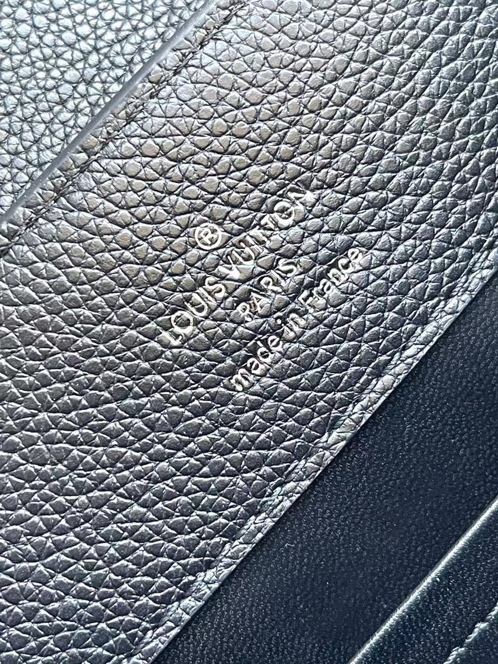 LOUIS VUITTON CAPUCINES EAST-WEST 27 IN BLACK TAURILLON
